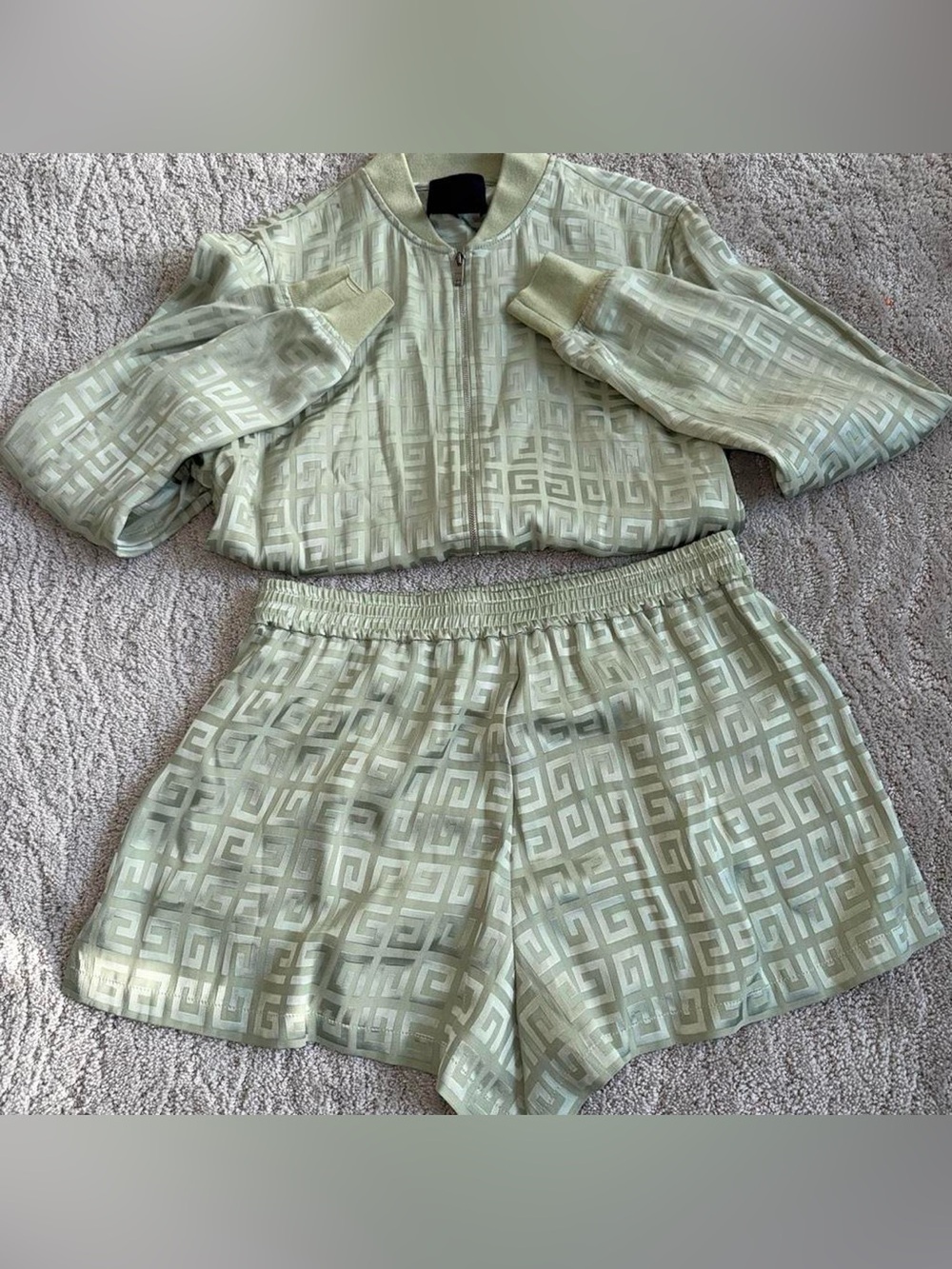 GIVENCHY | Green Short Set